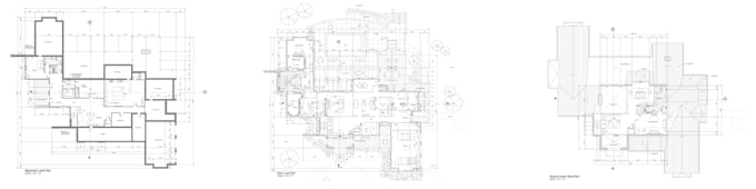 provide detailed autocad drafting for construction