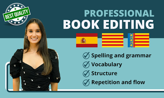 edit your book for grammar, vocabulary and flow