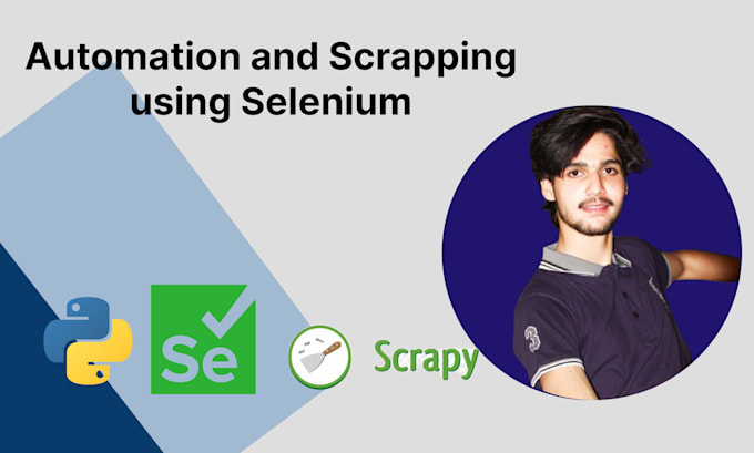 do python scrapping and bot development in selenium