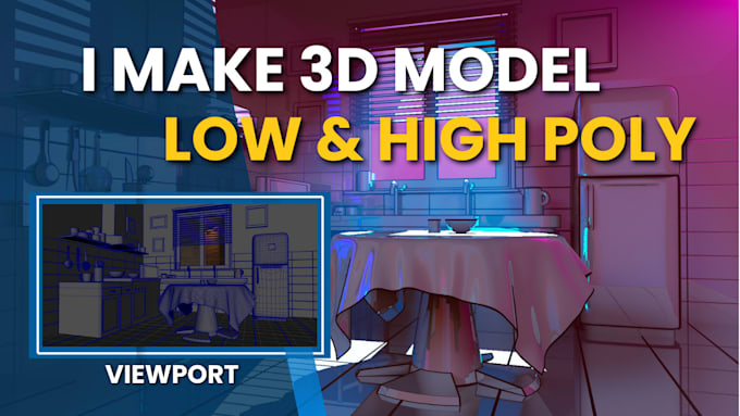 do 3d model product and prop