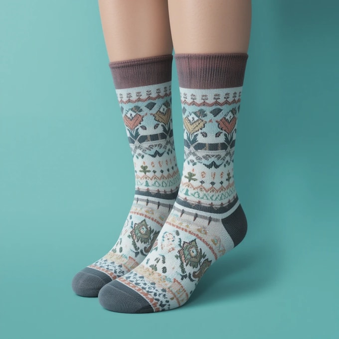 design unique socks design for your brand