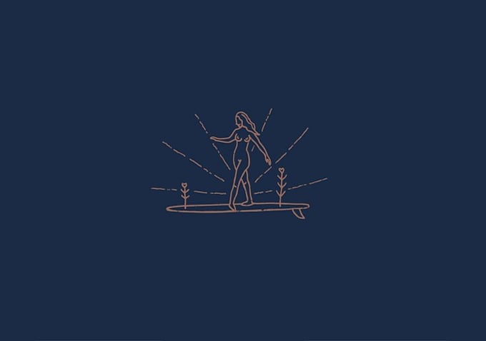 design iconic surf supply logo