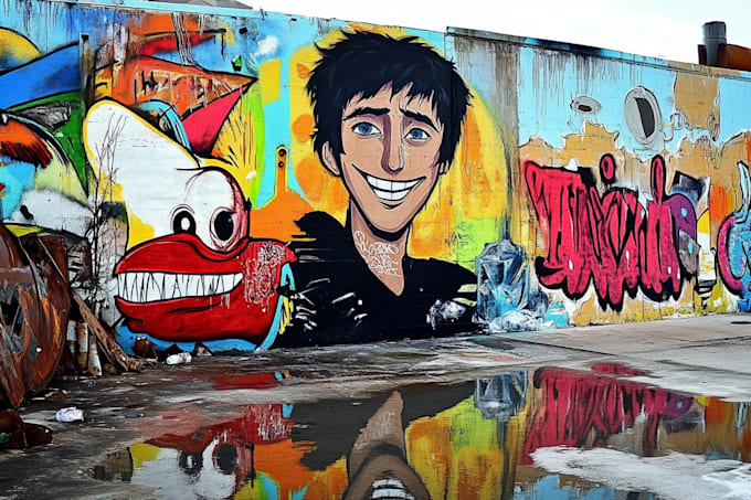 design graffiti wall art, murals wall arts