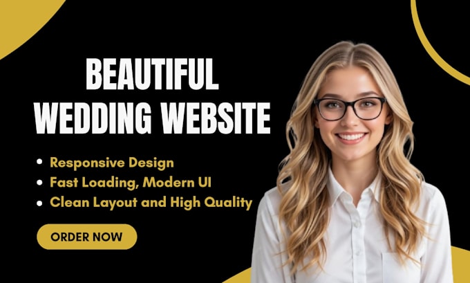 design a beautiful wedding invitation website
