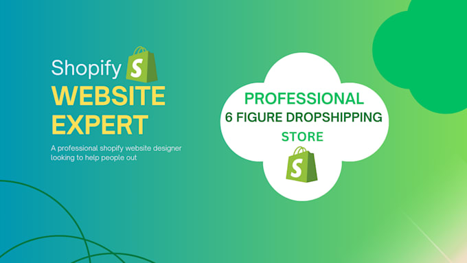 create a high converting 6 figure shopify dropshipping store