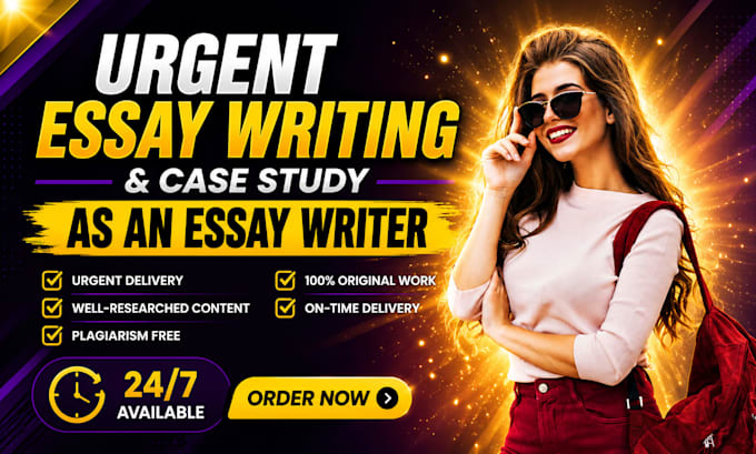 do urgent essay writing as an essay writer