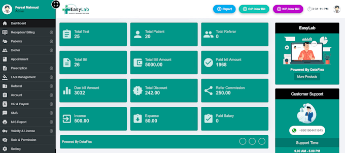 create clinic management software