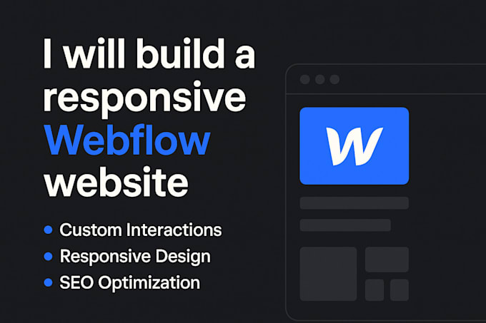 create a stunning portfolio webflow website