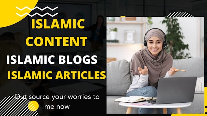 write islamic content, or reminders for your audience
