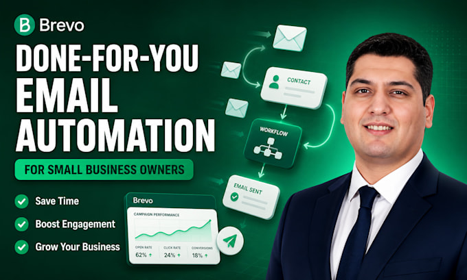 setup brevo email marketing automation and CRM workflows