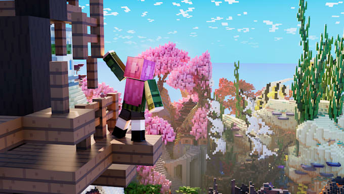 Build you minecraft builds for java edition by Harptherockpool | Fiverr