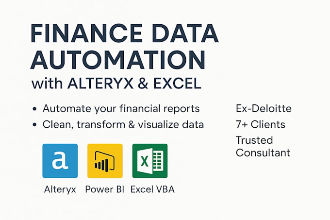 automate and optimize your data using alteryx, excel, and power bi