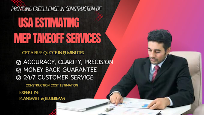 do mep cost estimation quantity and material takeoff pricing