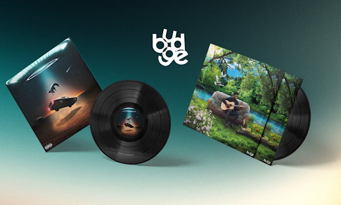 make a high quality album cover art for you