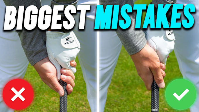 create you a professional golf youtube thumbnail