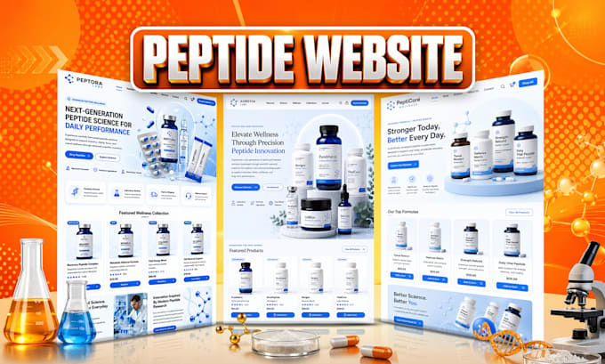 build fda complaint peptide website, research peptide, woocommerce peptide store