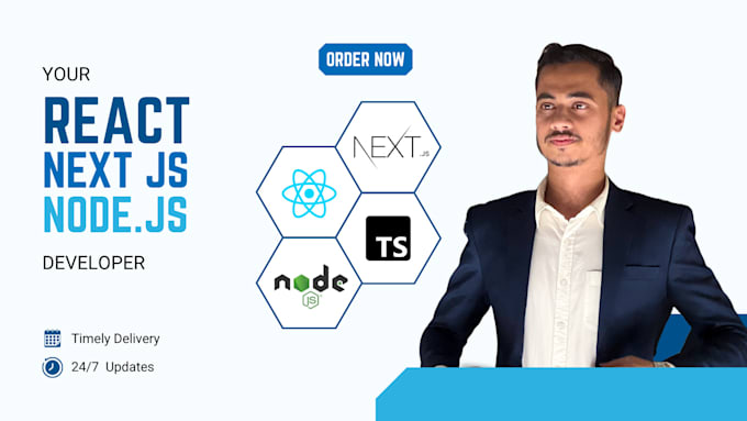 build fast, modern react js and next js websites or web apps