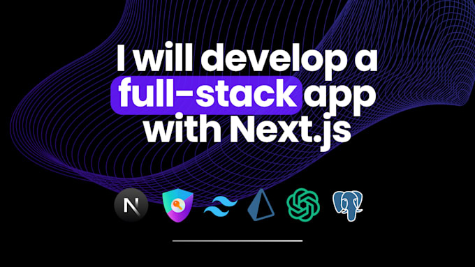 provide fullstack web development with nextjs, prisma, postgresql
