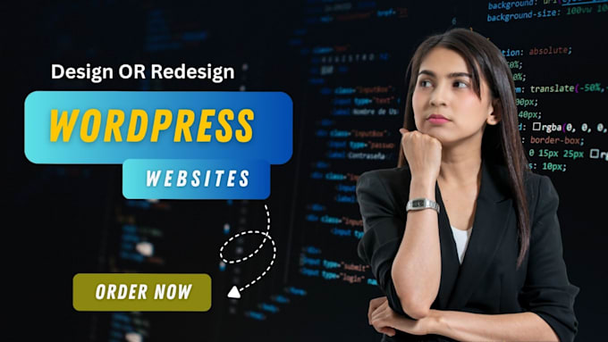 design develop custom responsive wordpress SEO business website