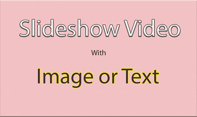 make your slideshow video