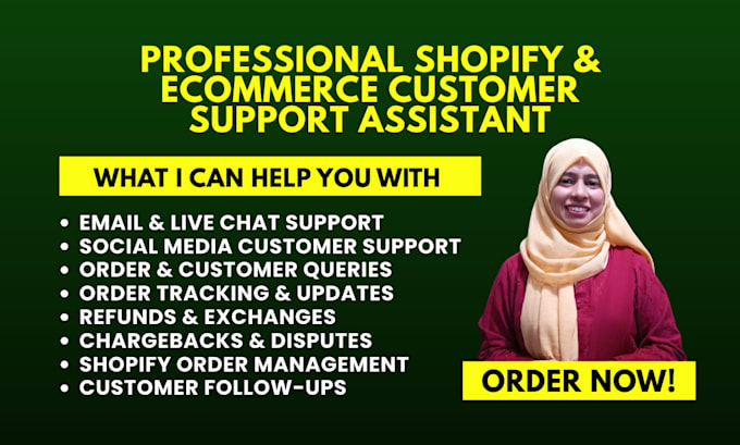 be your shopify and ecommerce customer support assistant