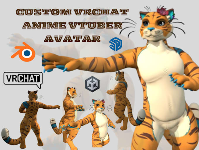 custom 3d vrchat, anime nsfw rig, vr character unity, vrchat vrc avatar, facerig