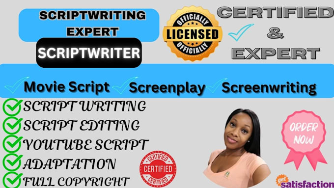 write your screenplay, short film, movie recap, screenwriting and treatment