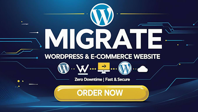 migrate a wordpress or woocommerce website to new hosting without downtime