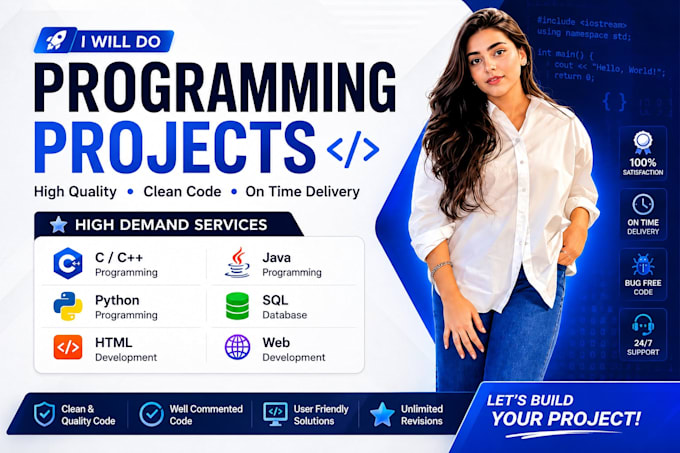 do urgent assignment in java html css python c cpp and sql