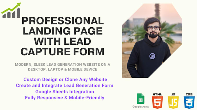 develop a lead generation website with form integration