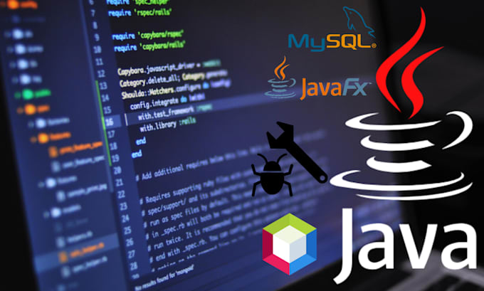 create and debug java projects, including console, gui, and mysql databases