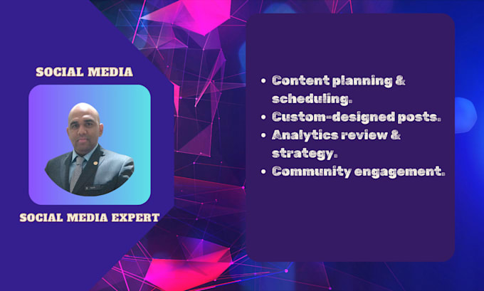 be your social media manager and content creator