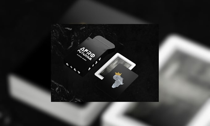 create card game design, card box design playing card or guidebook design
