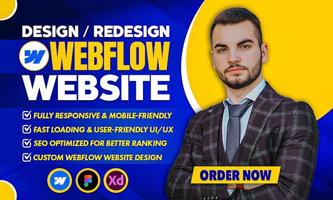 design or develop webflow website, figma to webflow, webflow expert