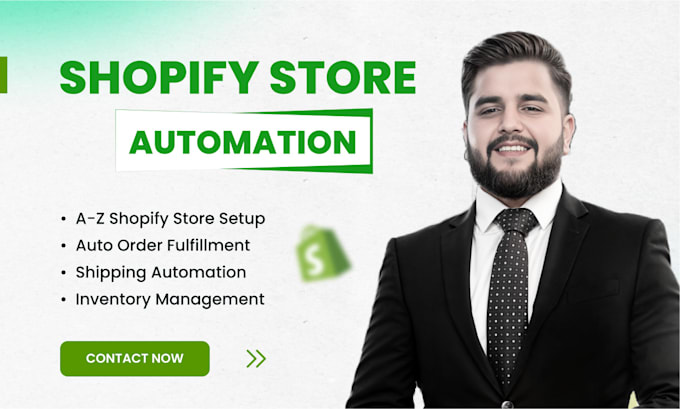 set up automated shopify store webiste for dropshipping