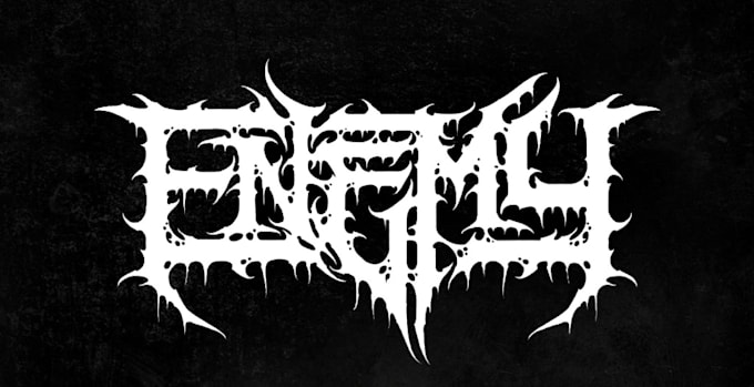 do a brutal death metal, slamming, deathcore logo