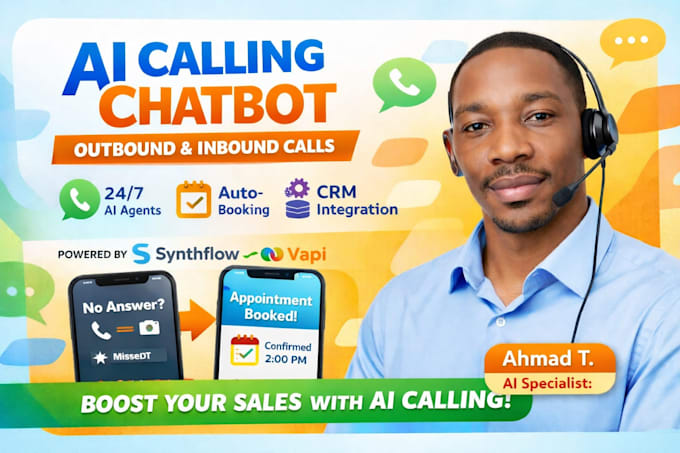 build an ai calling agent with vapi retell or synthflow for your business