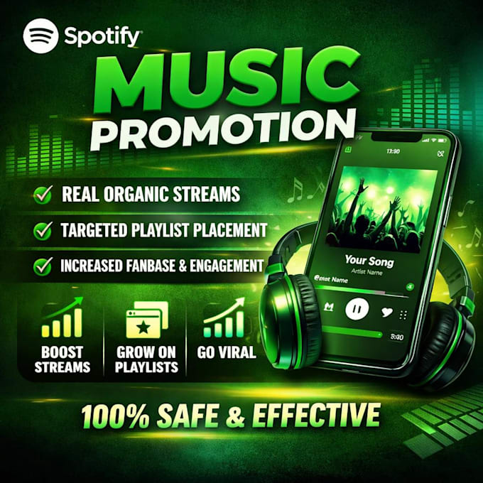 do spotify music promotion, music promotion