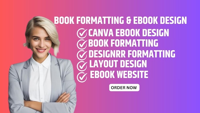 edit, format, design, ebook on designrr, indesign, canva ebook, amazon kdp