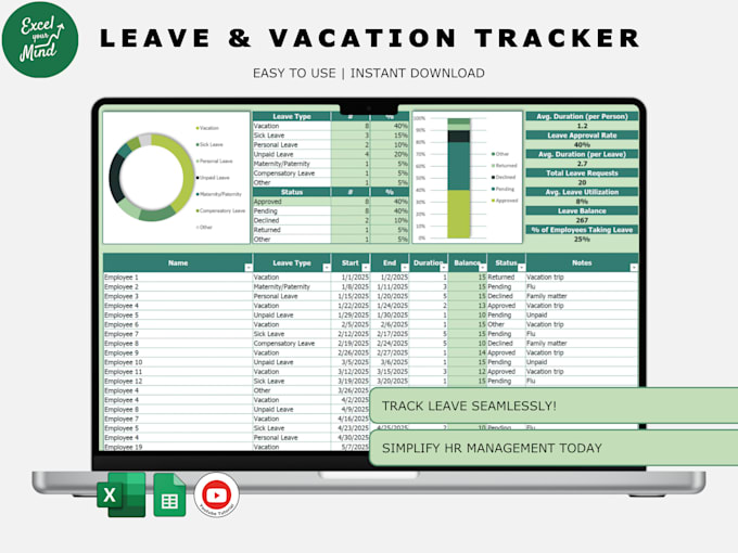 Create a custom excel template for you by Dariaackerman | Fiverr