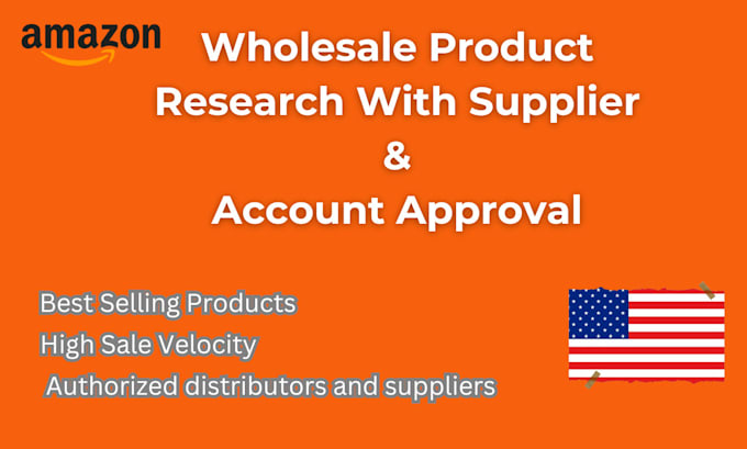 open account with distributor or wholesaler for amazon wholesale