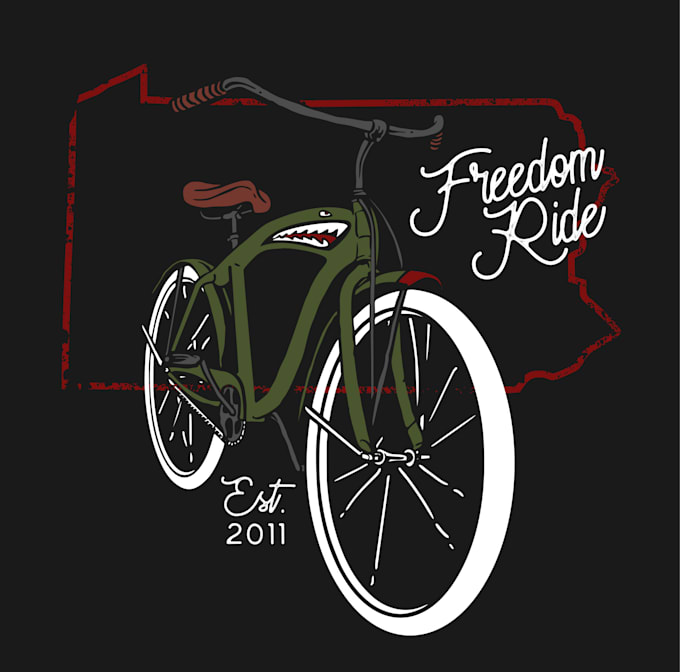 design wonderful freedom ride logo