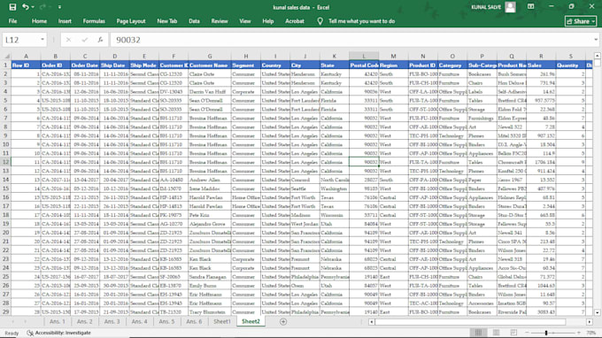 clean, format, merge, split excel data