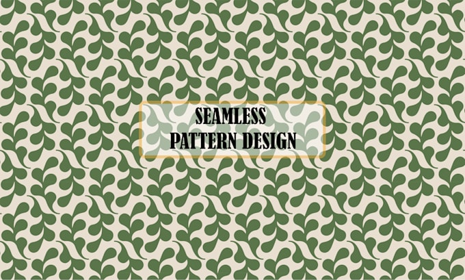 create seamless monogram pattern design