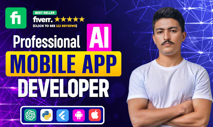engineer full developmet for flutter mobile app l ai mobile app l android , IOS
