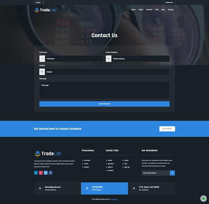 create forex broker website, trading platform, crm, mt4, mt5