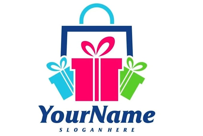 create attractive and imagination gift shop logo design