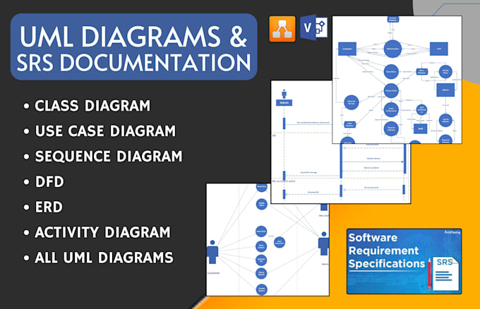 Do uml diagrams, erd , class, usecase , srs, software design urgent by ...