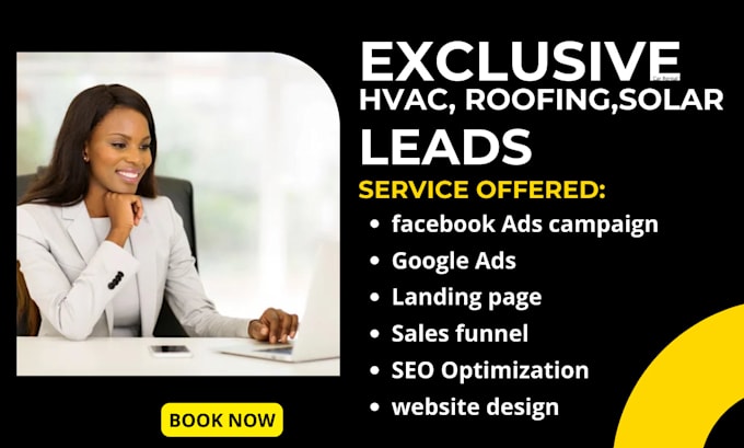 generate exclusive hvac solar roofing leads pressure washing air duct leads
