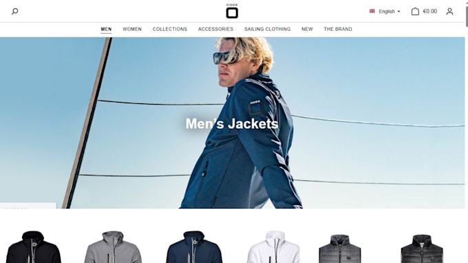 design coat shopify jacket store winter wear website sweater store